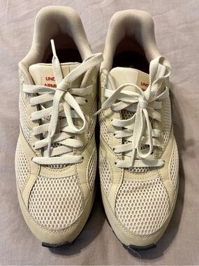 Under Armour Women’s Cream/Maroon/White Mesh Running Shoes